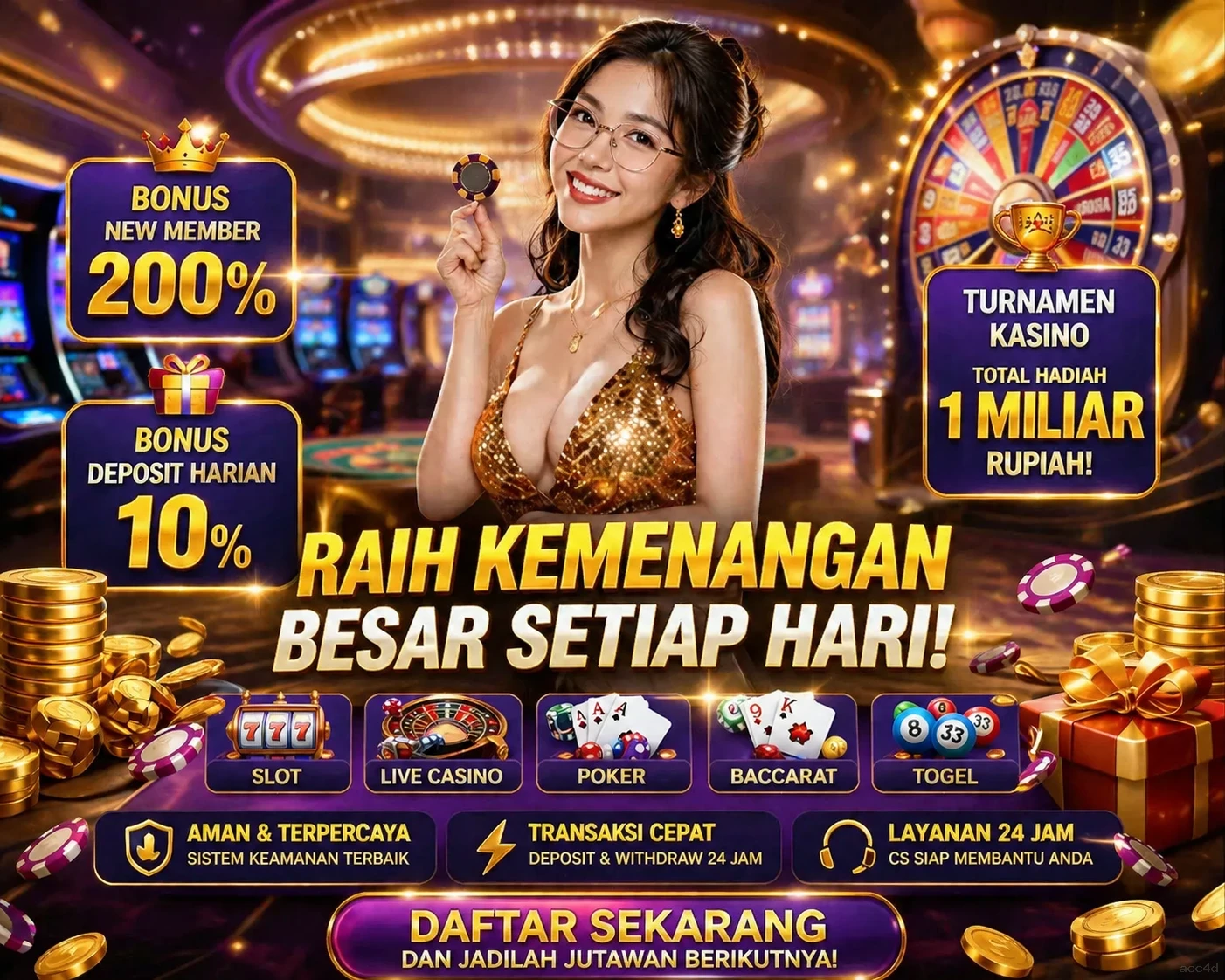 Login acc4d Sekarang Fitur Melimpah